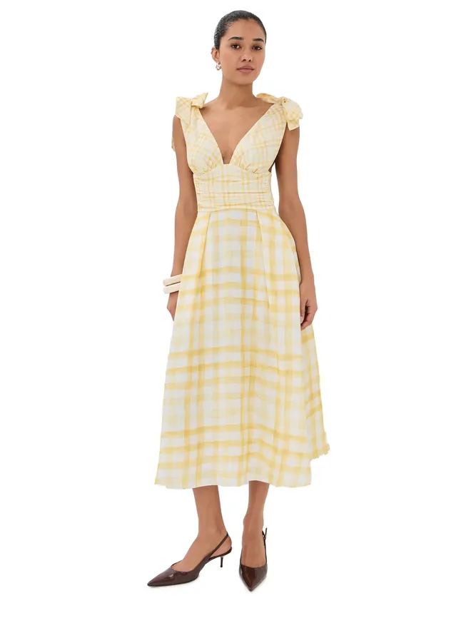 Rosie Assoulin Rosie Assoulin ボウショルダードレスの商品画像