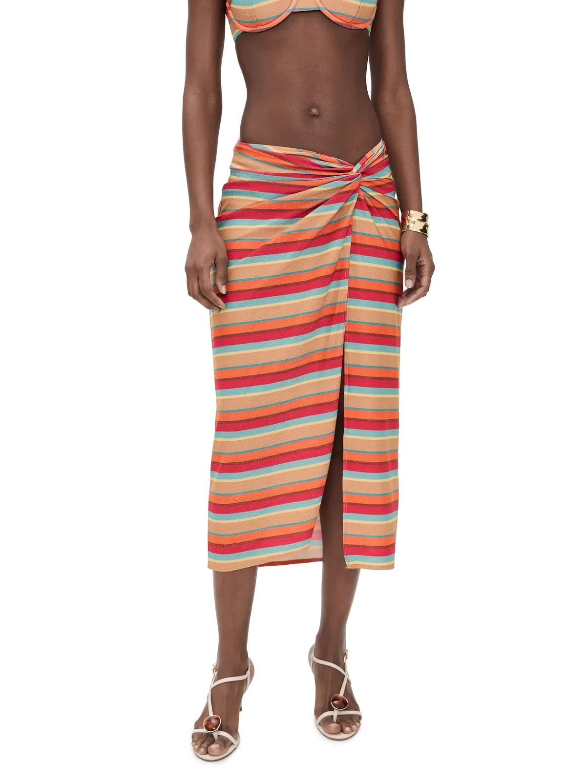 Ramy Brook Striped Xana スカート - 画像1
