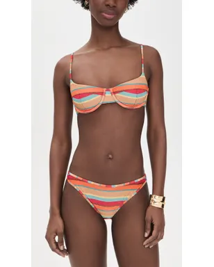 Ramy Brook ストライプ モナ ビキニトップ - サムネイル5