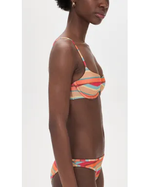 Ramy Brook ストライプ モナ ビキニトップ - サムネイル3