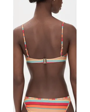 Ramy Brook ストライプ モナ ビキニトップ - サムネイル4