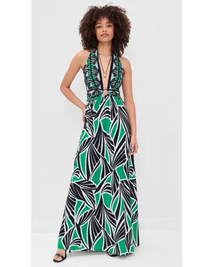 Ramy Brook Rayna Dress ブライトパームコンボ - サムネイル5