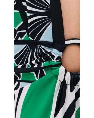 Ramy Brook Rayna Dress ブライトパームコンボ - サムネイル6