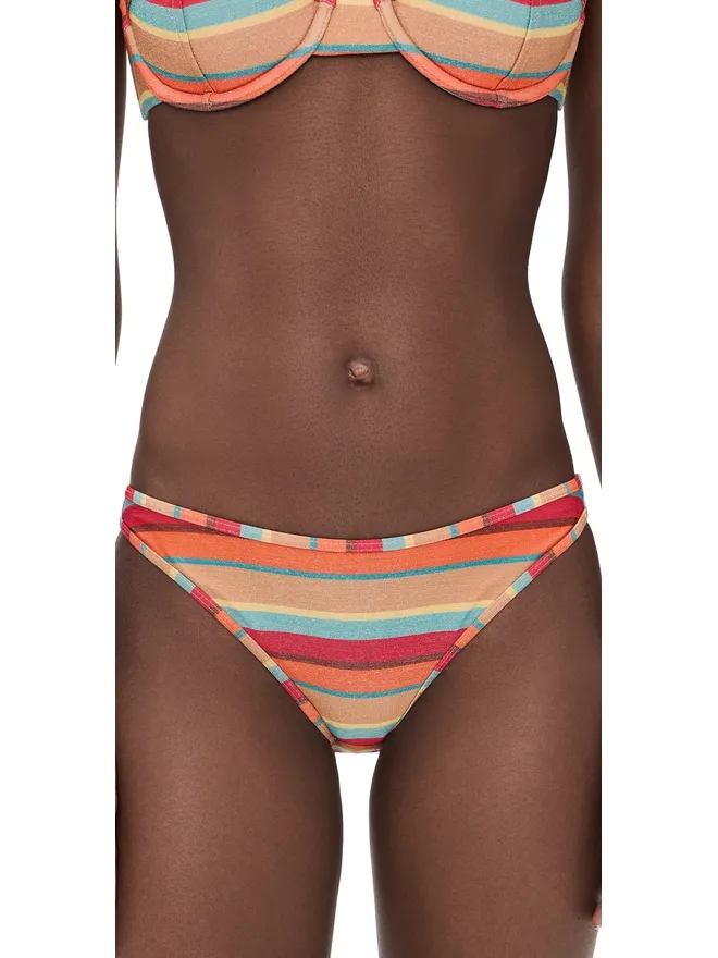 Ramy Brook Ramy Brook ストライプ Isla ビキニボトムの商品画像