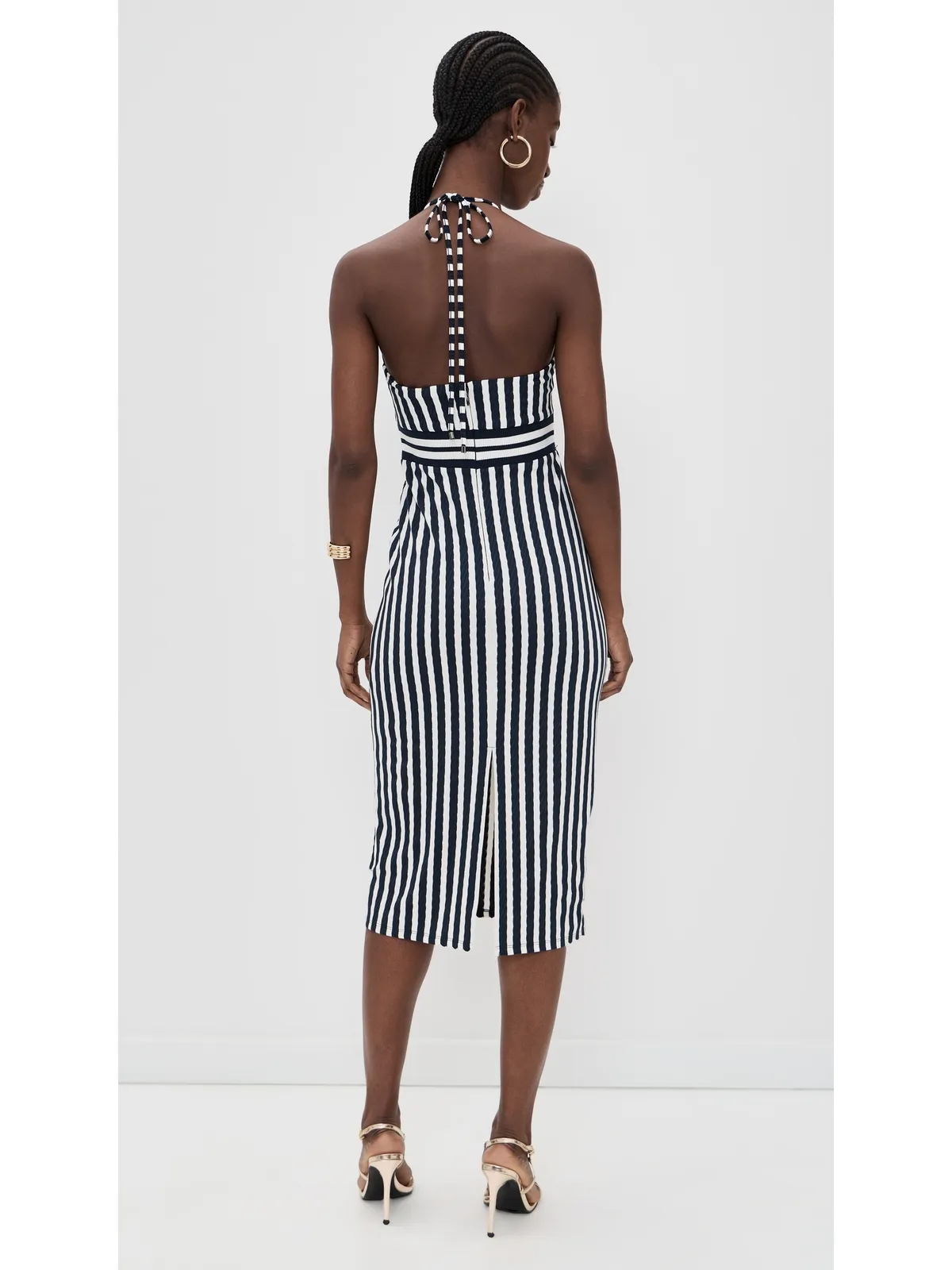 Ramy Brook Stevie Dress ネイビー・ストライプ - 画像3