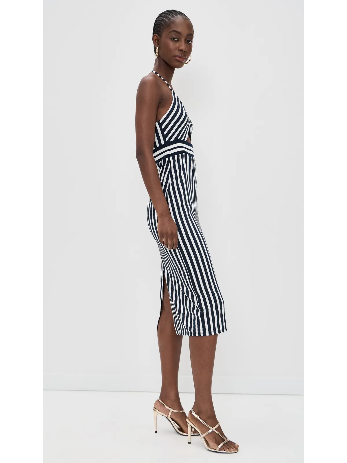 Ramy Brook Stevie Dress ネイビー・ストライプ - 画像4
