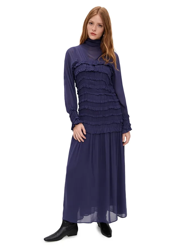 Rachel Comey Rachel Comey ジョイスドレス（Dusty Purple）の商品画像