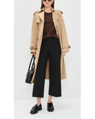 rag & bone イリナ ワイドレッグ キュロットパンツ ブラック - サムネイル5