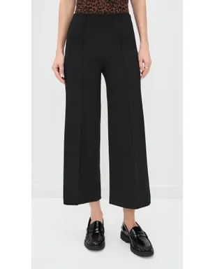 rag & bone イリナ ワイドレッグ キュロットパンツ ブラック - サムネイル2