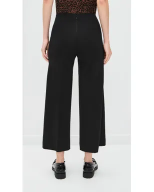 rag & bone イリナ ワイドレッグ キュロットパンツ ブラック - サムネイル3