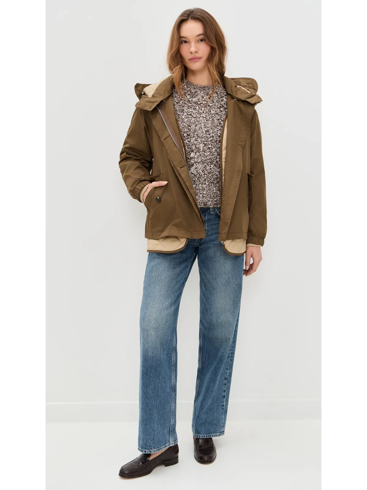 rag & bone タキ コンバーチブルジャケット ブラウン - 画像5