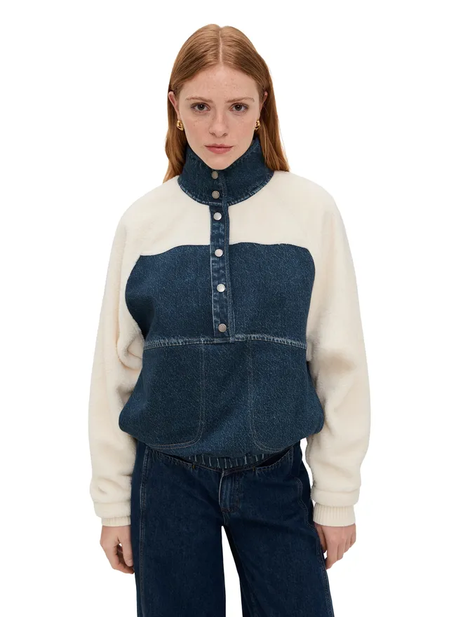 Rag & Bone rag & bone RB ミラマー フリース シェルパ ポポーバー アルムダ Mの商品画像