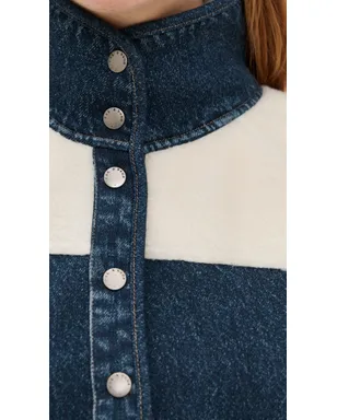rag & bone RB ミラマー フリース シェルパ ポポーバー アルムダ M - サムネイル6