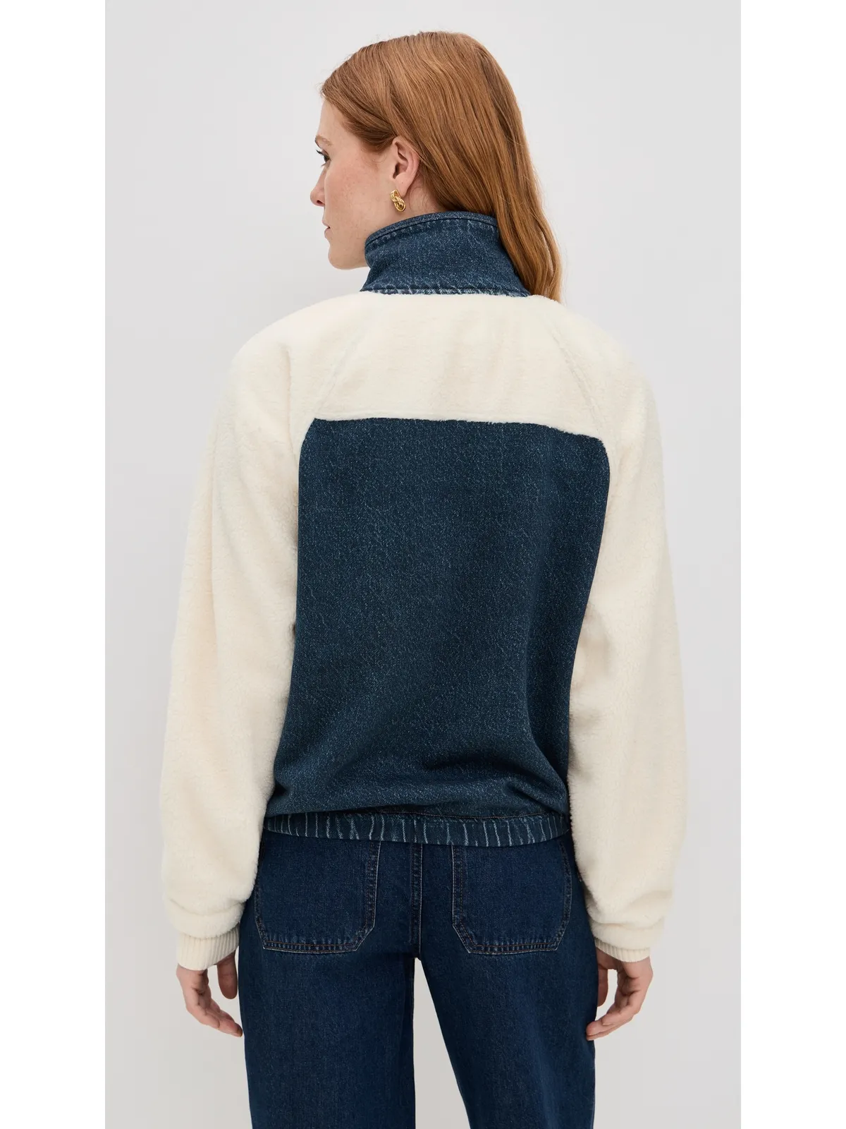 rag & bone RB ミラマー フリース シェルパ ポポーバー アルムダ M - 画像3