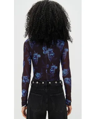 rag & bone Yana プリント メッシュ ロングスリーブTシャツ - サムネイル3