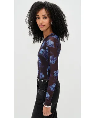 rag & bone Yana プリント メッシュ ロングスリーブTシャツ - サムネイル4
