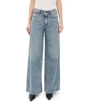 rag & bone フェザーウェイト ソフィー フルワイドパンツ - サムネイル1