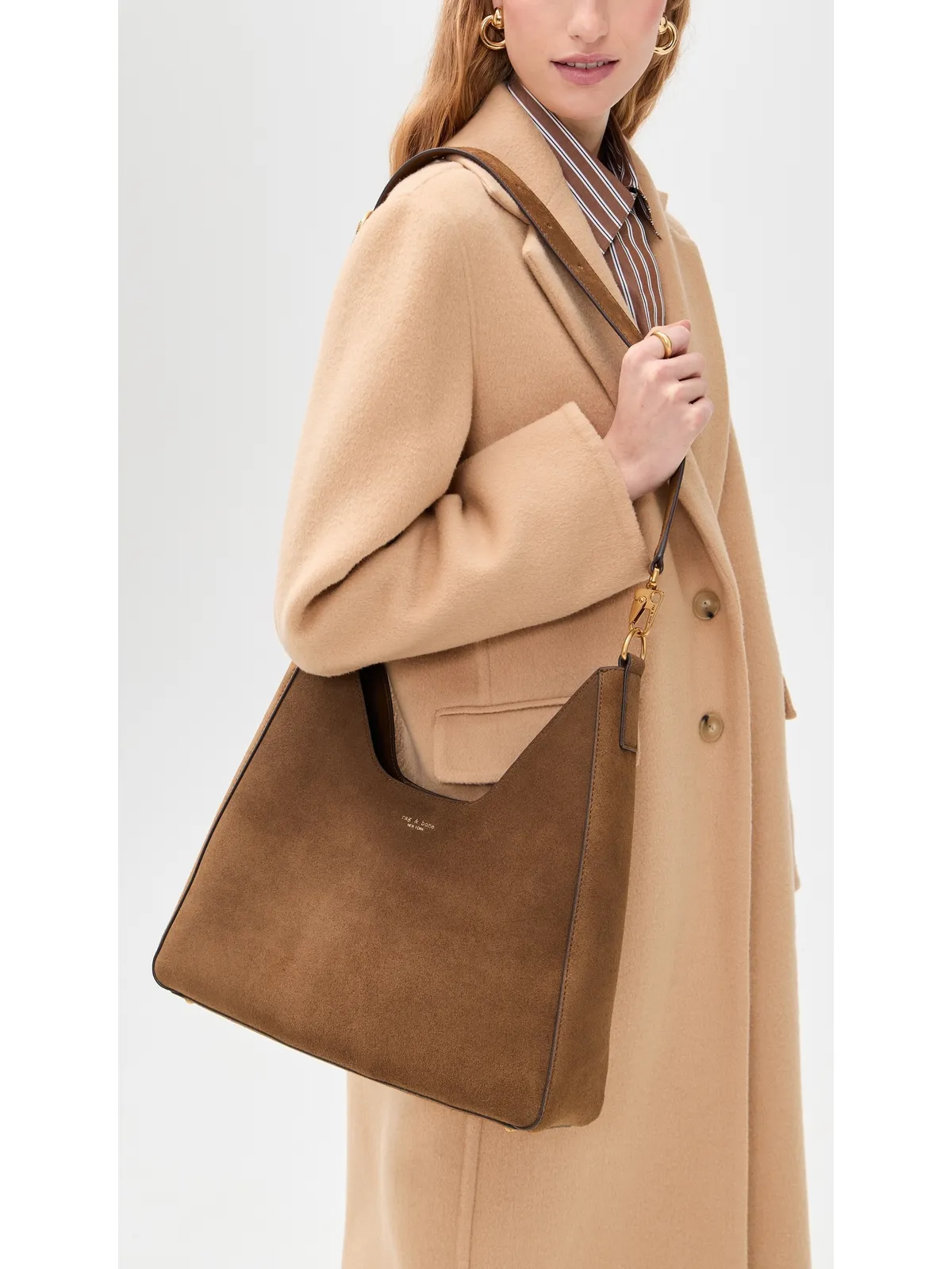 rag & bone Parker Hobo バッグ ゴールデンブラウン ワンサイズ - 画像3