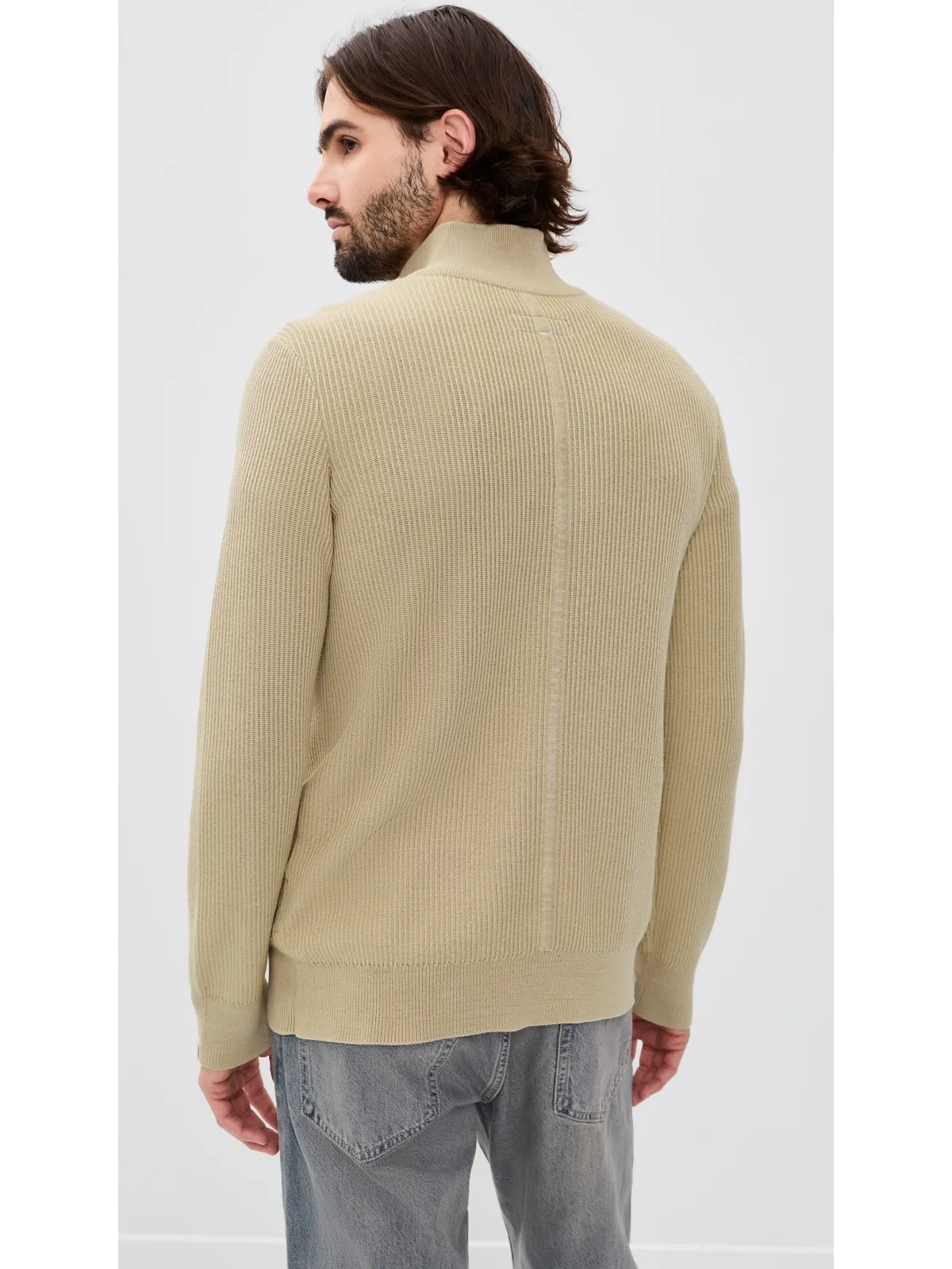 rag & bone Caden ウォッシュ加工 クォータージップ プルオーバー - 画像3