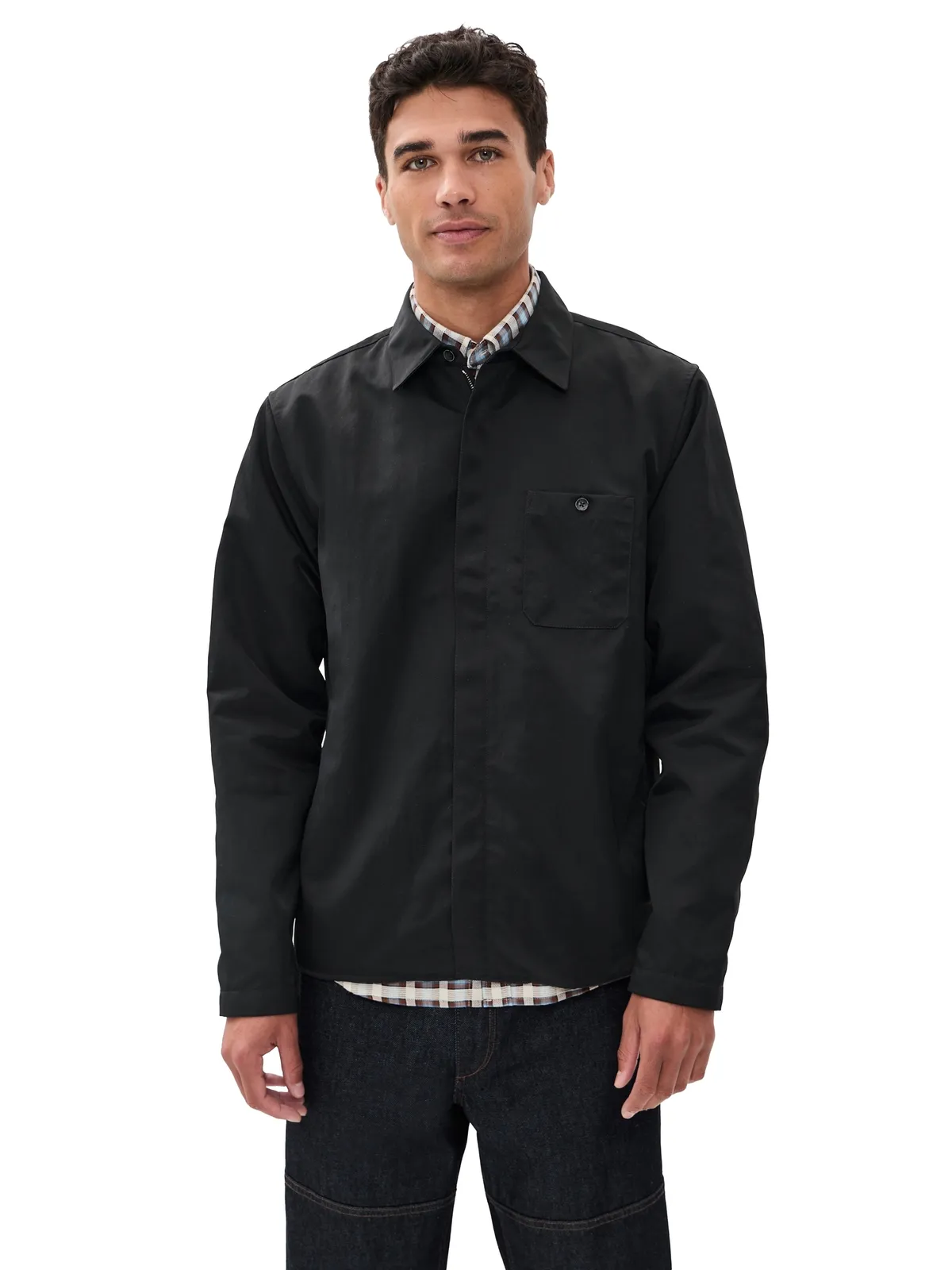 rag & bone カール ナイロン ジップ シャツジャケット - 画像1