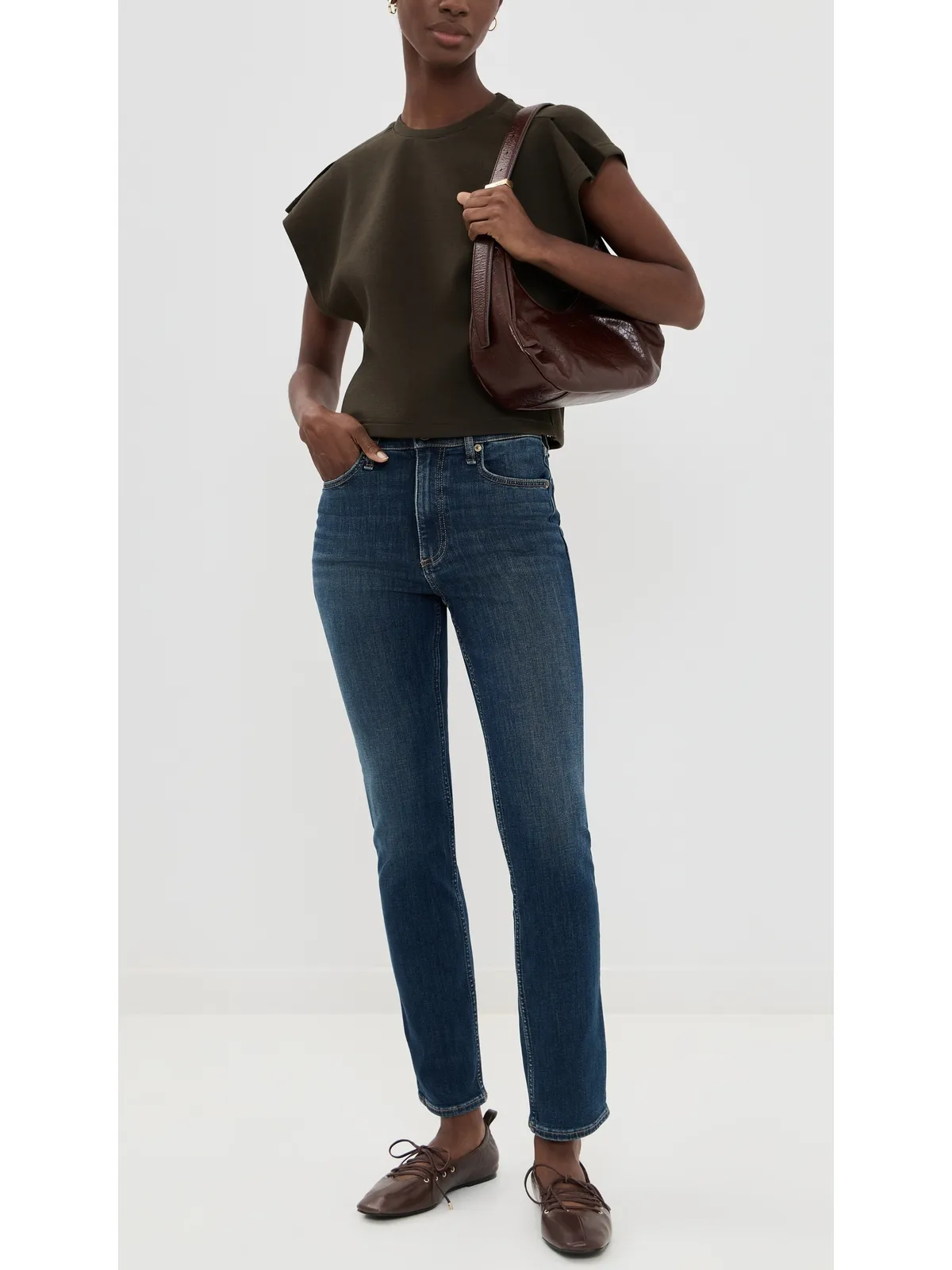 rag & bone Flexi Wren フルスリム ジーンズ - 画像5