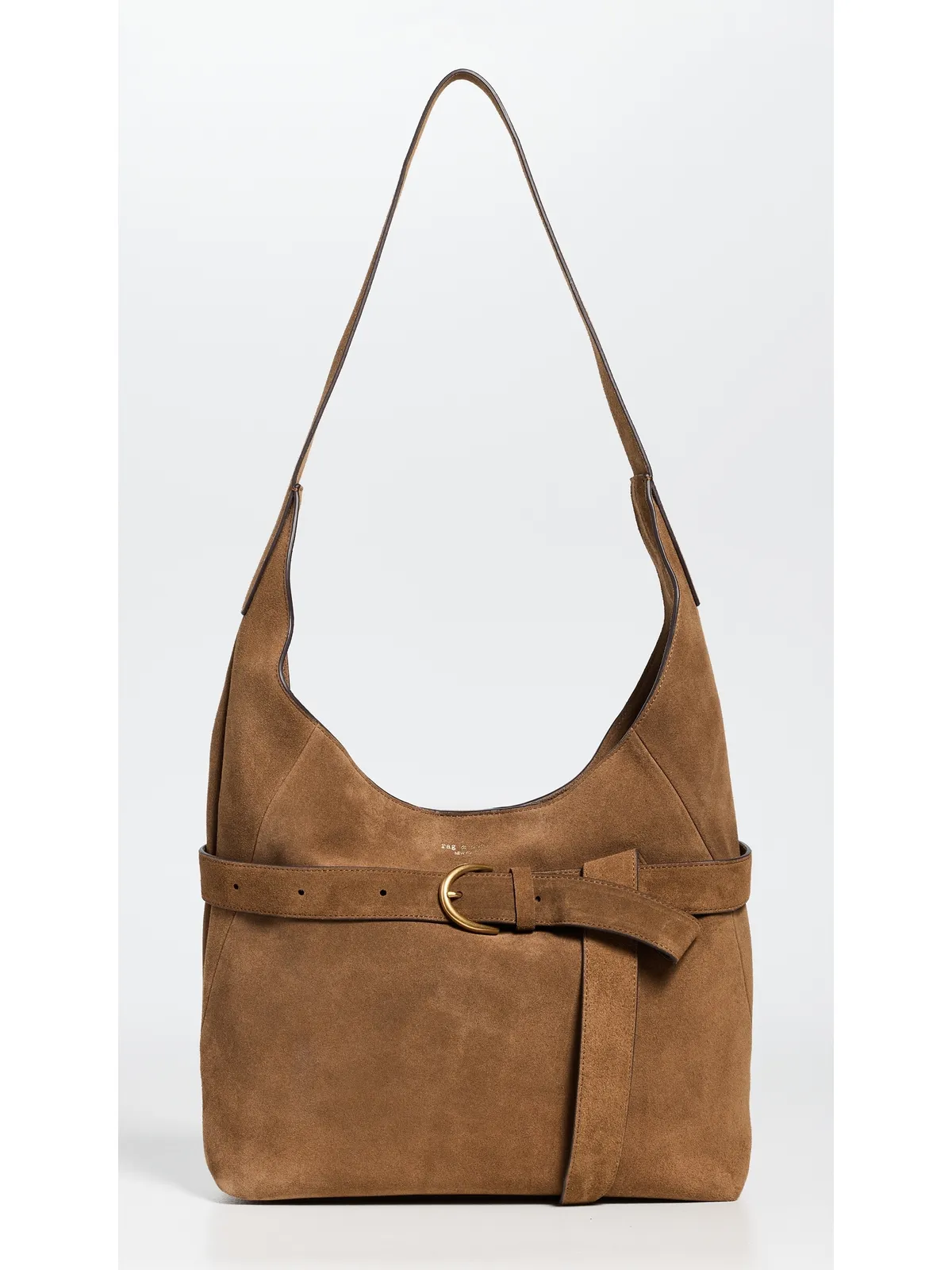 rag & bone レキシントン スエード バケットバッグ ゴールデンブラウン - 画像2