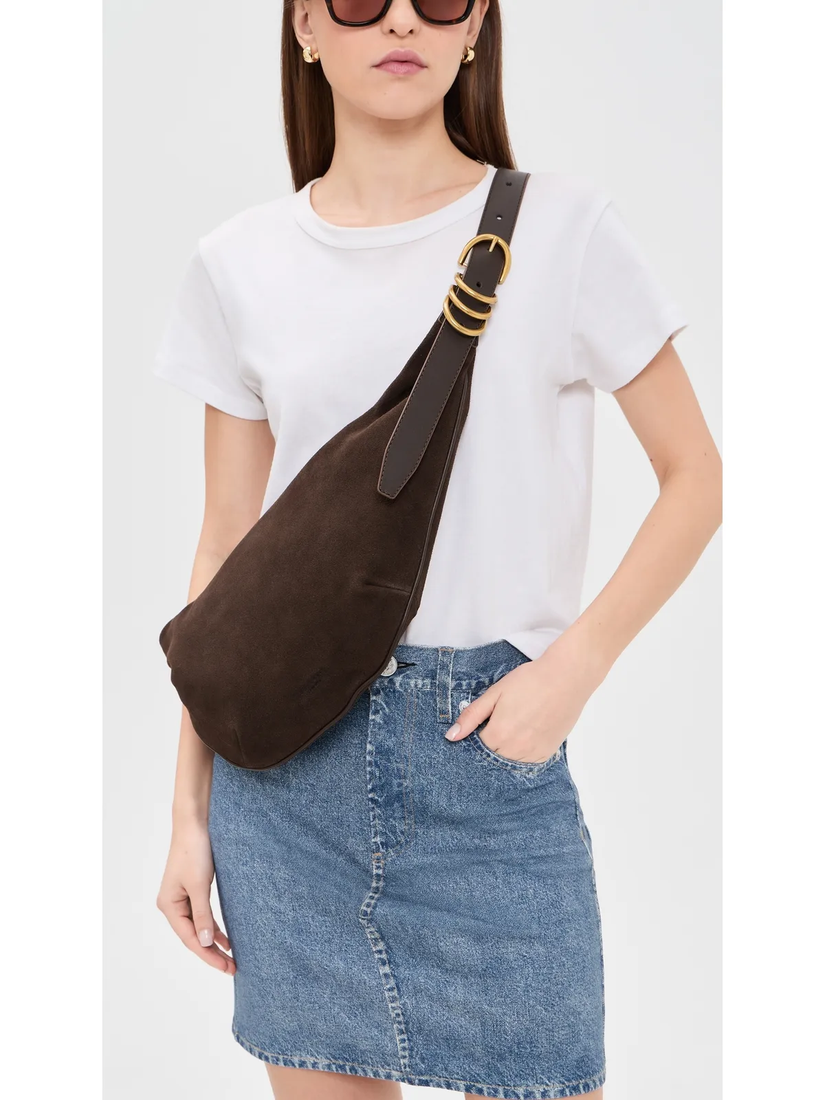 rag & bone ブルックリン スリング バッグ チョコレート ワンサイズ - 画像3