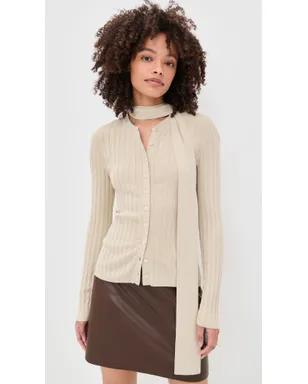 rag & bone ジアンナ カーディガン ベージュ - サムネイル2