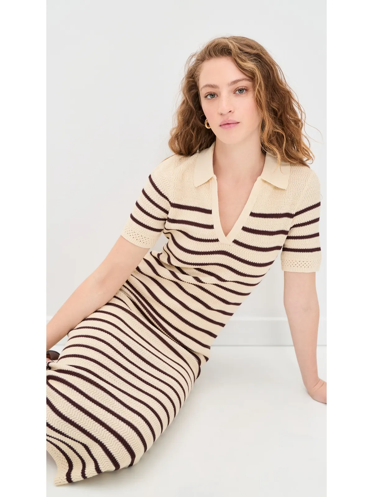 rag & bone Costi ポロドレス アイボリー Mサイズ - 画像5