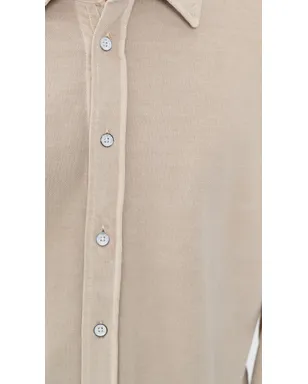 rag & bone ガーメントダイオックスフォードシャツ タウペ - サムネイル6