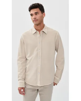 rag & bone ガーメントダイオックスフォードシャツ タウペ - サムネイル2