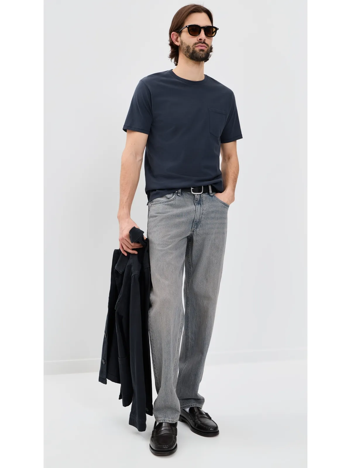 rag & bone ガーメントダイ クラシックポケットTシャツ - 画像5