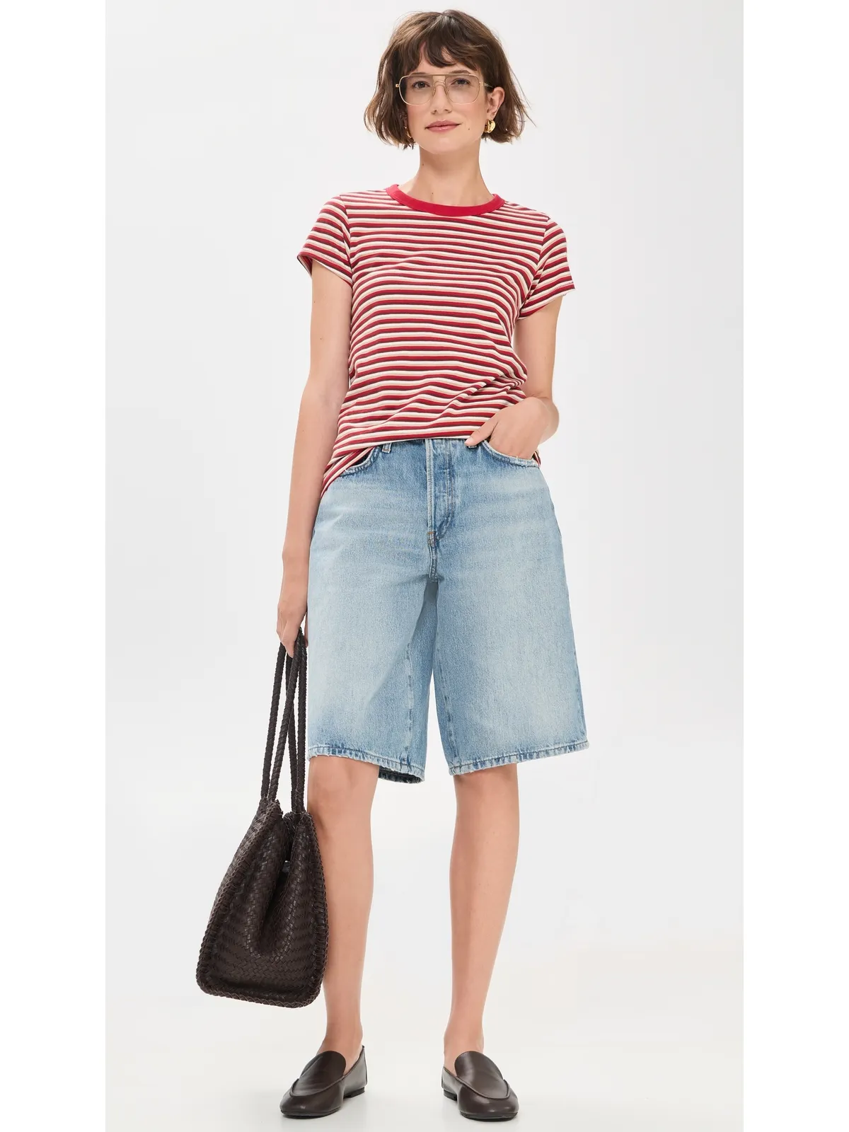 rag & bone スラブストライプTシャツ - 画像5