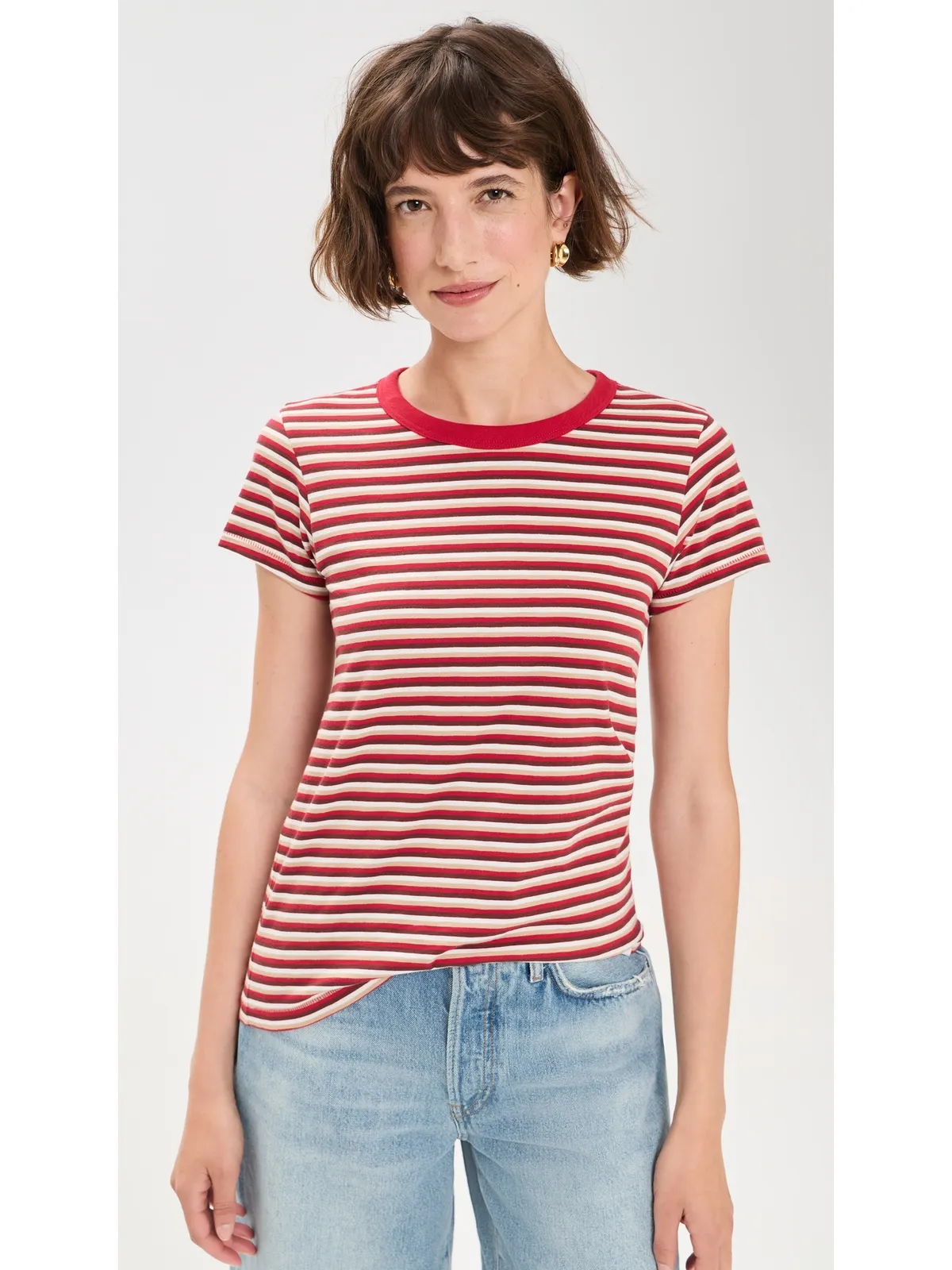 rag & bone スラブストライプTシャツ - 画像2