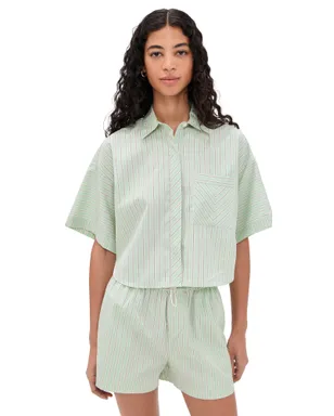 rag & bone マリンショートスリーブストライプシャツ - サムネイル1