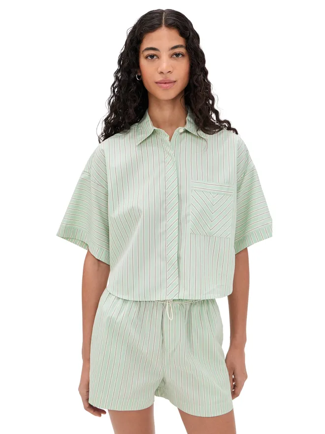 Rag & Bone rag & bone マリンショートスリーブストライプシャツの商品画像