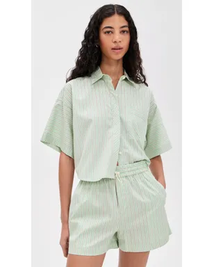 rag & bone マリンショートスリーブストライプシャツ - サムネイル2