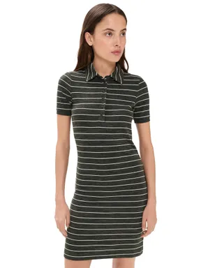 rag & bone ニットストライプ ポロ ミニドレス armmt M - サムネイル1