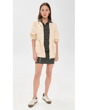 rag & bone ニットストライプ ポロ ミニドレス armmt M - サムネイル5