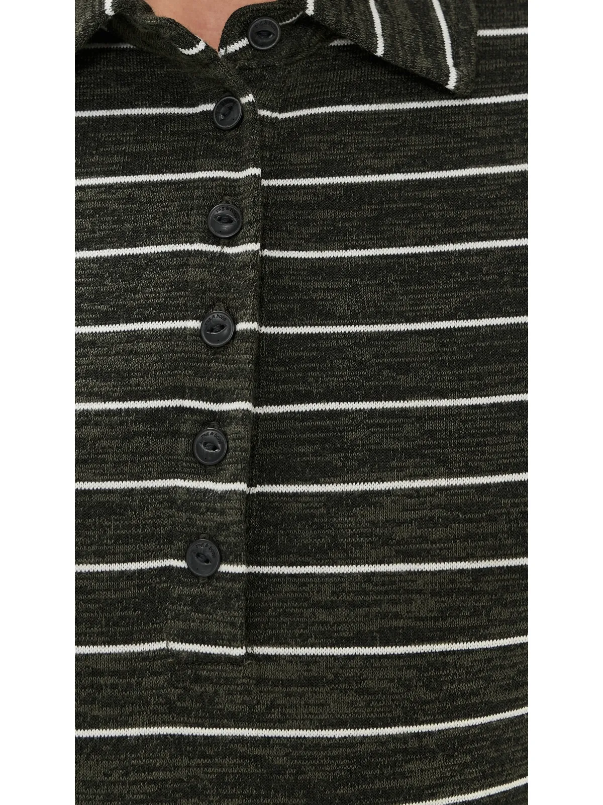 rag & bone ニットストライプ ポロ ミニドレス armmt M - 画像6