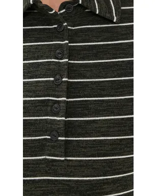 rag & bone ニットストライプ ポロ ミニドレス armmt M - サムネイル6