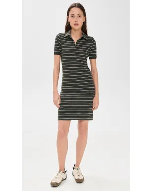 rag & bone ニットストライプ ポロ ミニドレス armmt M - サムネイル2