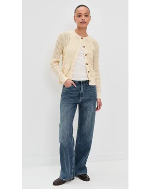 rag & bone レスリー カーディガン アイボリー - サムネイル5