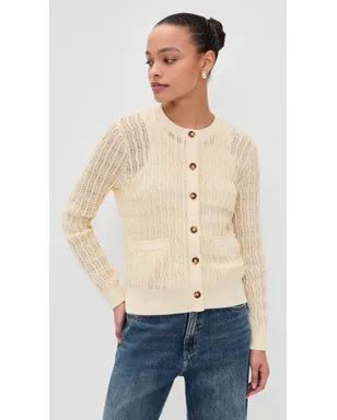 rag & bone レスリー カーディガン アイボリー - サムネイル2