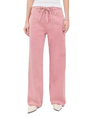 rag & bone フェザーウェイト Phoebe ドローストリング ジーンズ Raspberry - サムネイル1