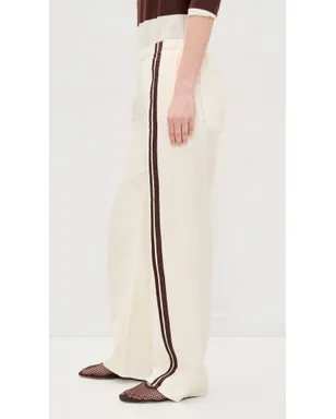 rag & bone フェザーウェイト ローガン プルオン トラックパンツ エクリュ スポーツ - サムネイル4