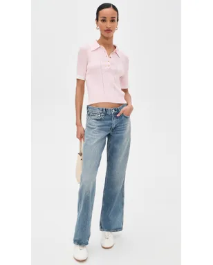 rag & bone ローリー ティップド ショートスリーブ ポロシャツ - サムネイル5