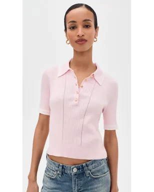 rag & bone ローリー ティップド ショートスリーブ ポロシャツ - サムネイル2