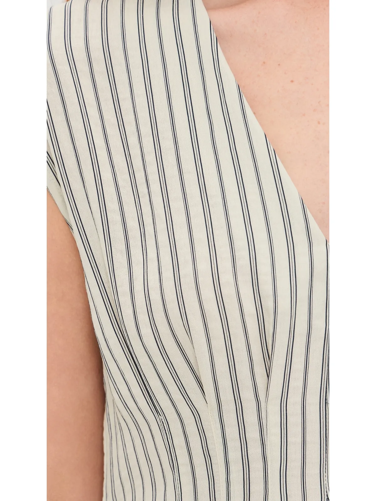 rag & bone イネス ストライプサテン ドレス - 画像6