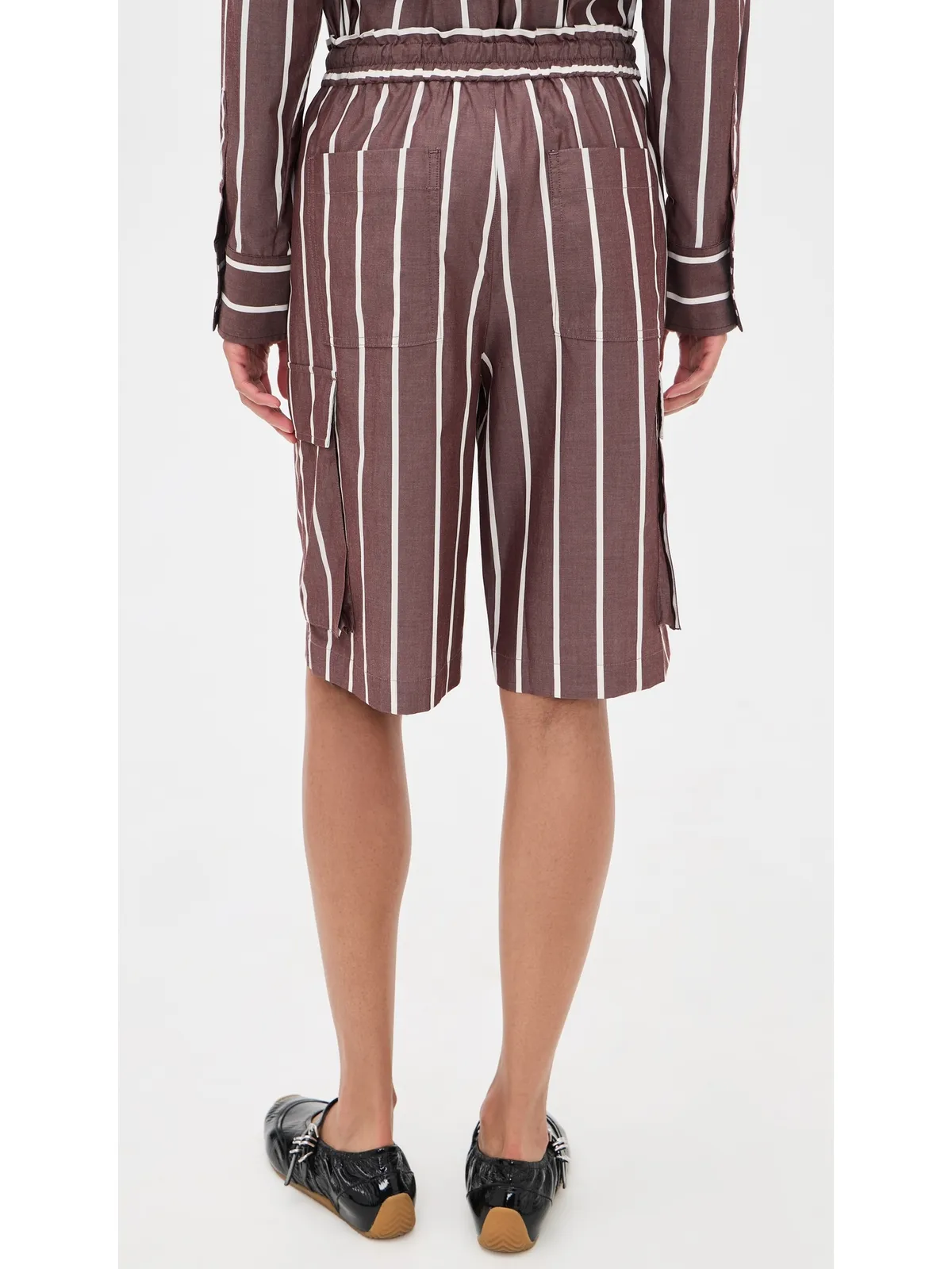 rag & bone ビクトリア・ストライプ ショーツ - 画像4